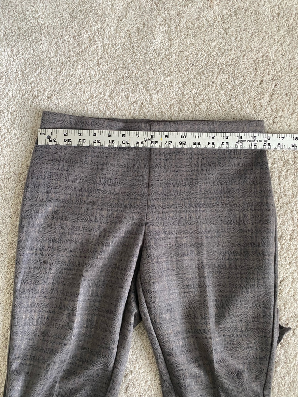 Bundle Pair of 2 Women's Black and Gray Leggings Size Medium - Picture 6 of 6